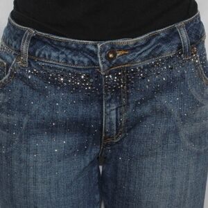2nd Jeans Rhinestone Denim Size 36 inch Waist